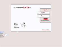 Tablet Screenshot of fetaldopplerfacts.org